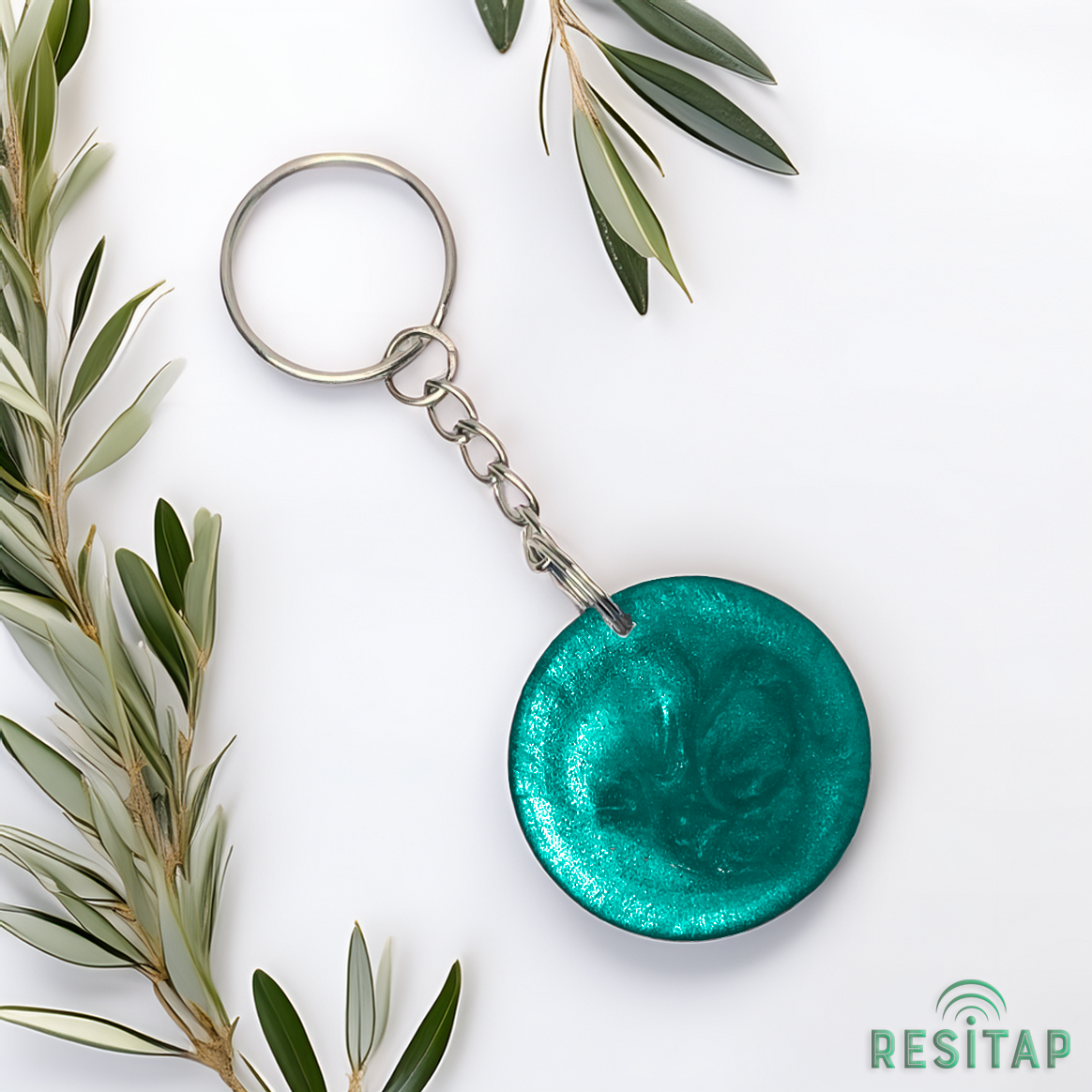 RESiTAP Teal Keychain